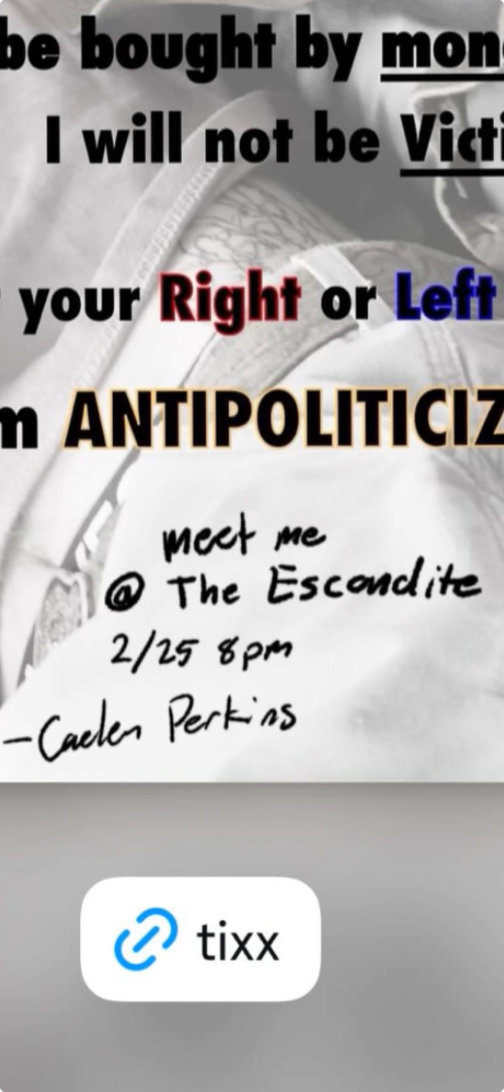 Caelen Perkins – Antipoliticized