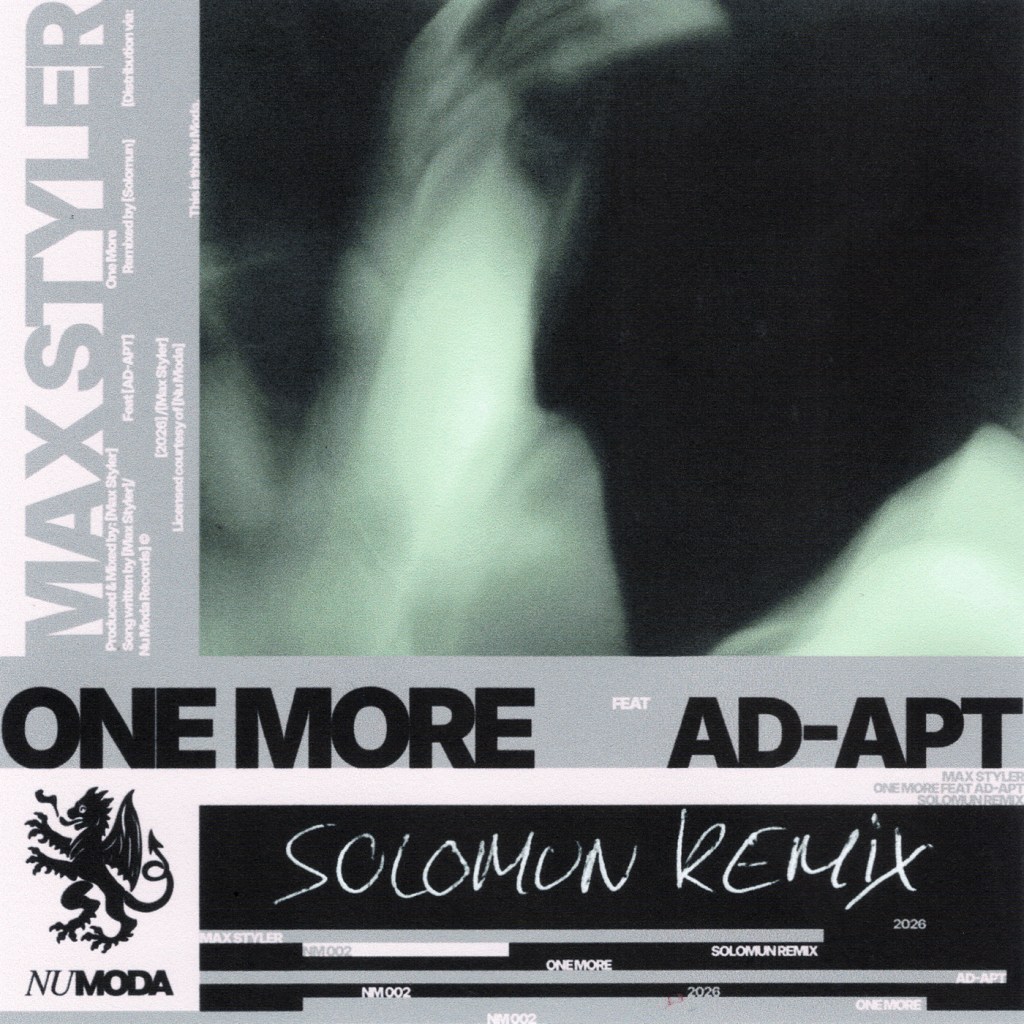 Max Styler – One More ft. Ad-Apt (Solomun&nbsp;Remix)